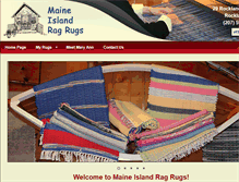 Tablet Screenshot of maineislandragrugs.com